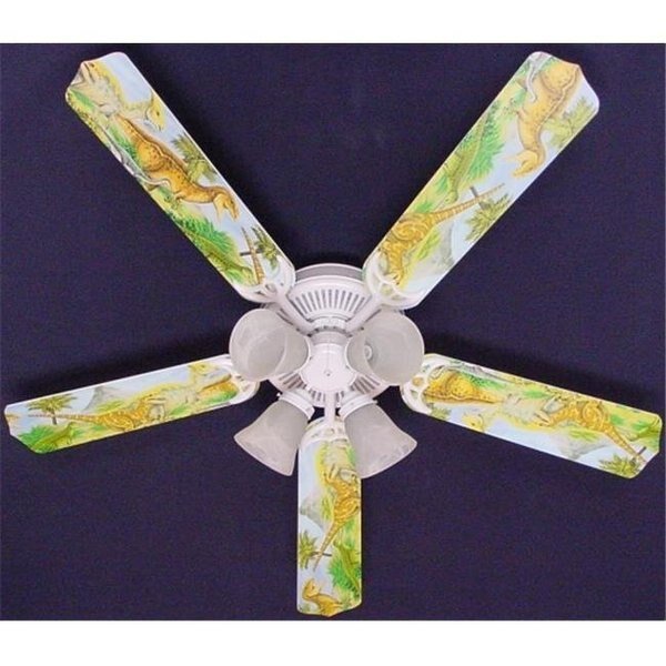 Ceiling Fan Designers 52FAN-KIDS-DDTJ Dinosaurs T-Rex Jurassic Ceiling Fan 52 in., Ceiling Fan Designers, Mfr#: 52FAN-KIDS-DDTJ
